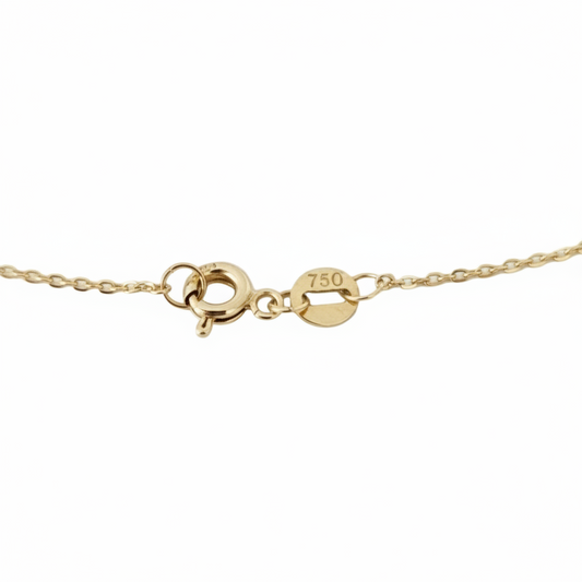 gold chain with 18k hallmark