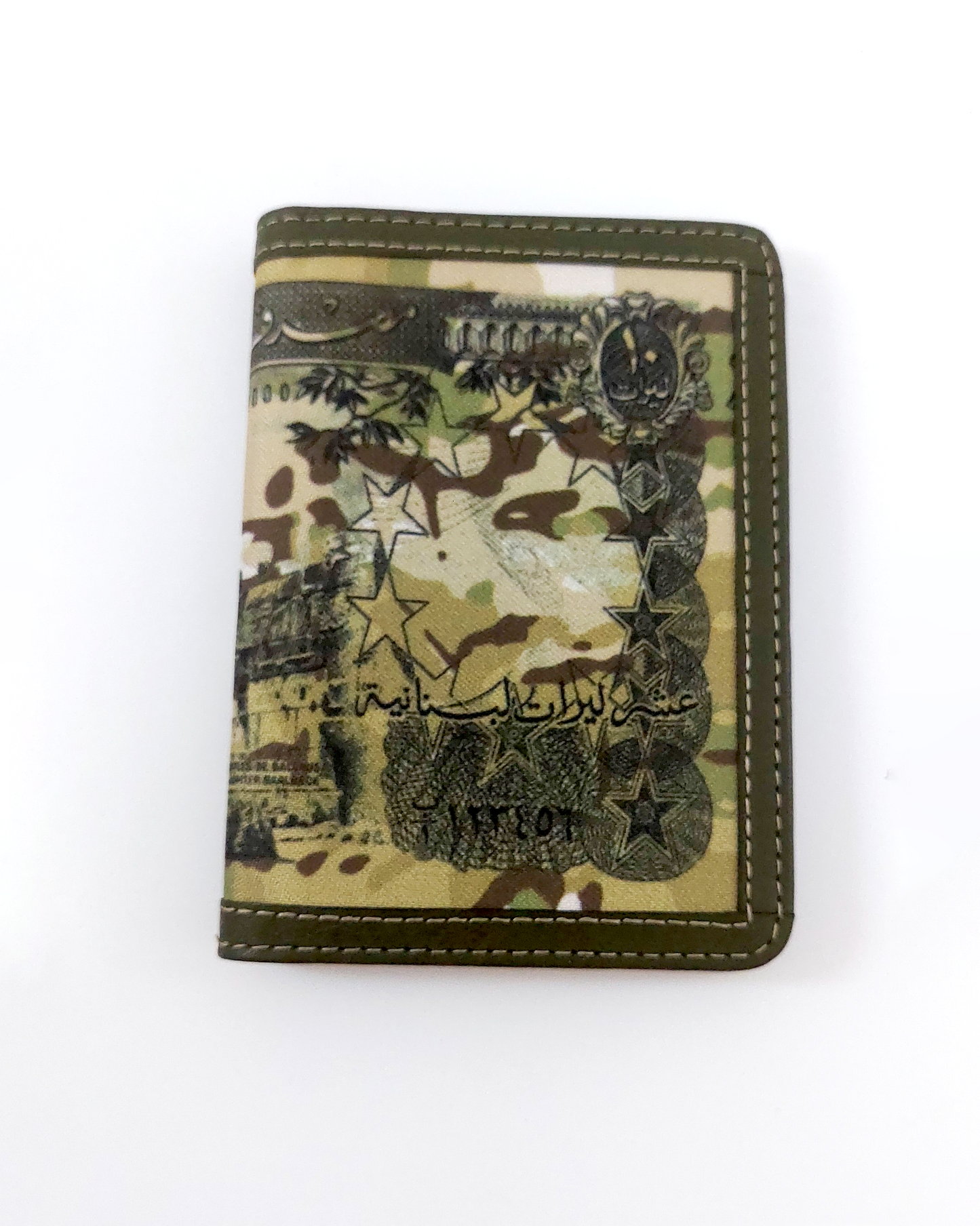 Demirelli Lebanese Passport Holder, stylish 10 Lira design showcasing Lebanon’s cultural heritage in a premium travel accessory