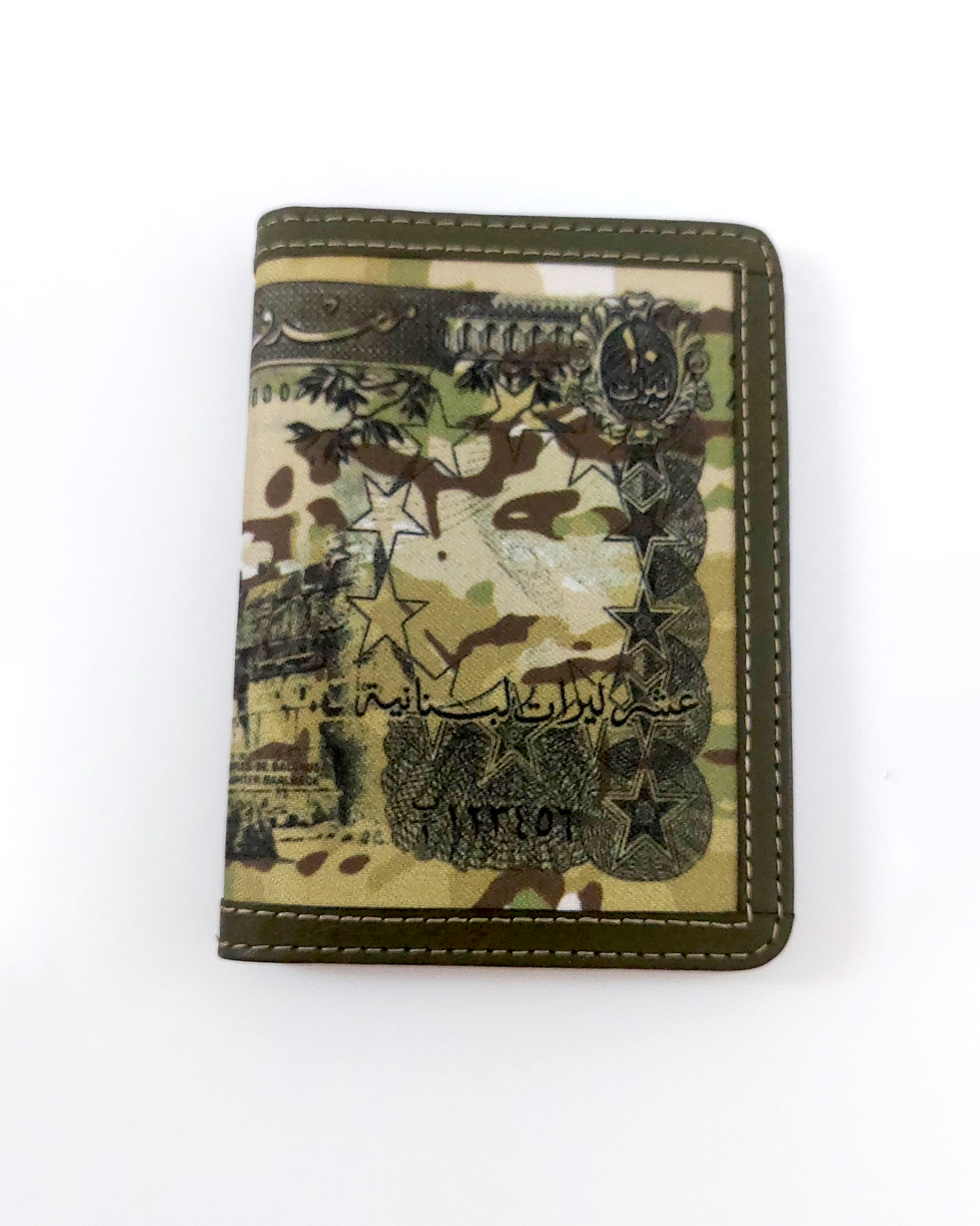 Demirelli Lebanese Passport Holder, stylish 10 Lira design showcasing Lebanon’s cultural heritage in a premium travel accessory