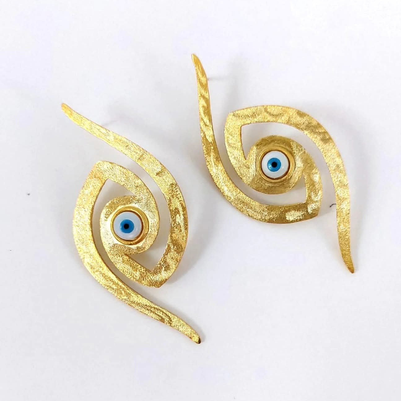 Earrings: Stylized Eye - Demirelli