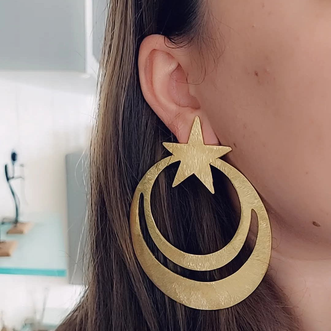 Estelle Earrings by Demirelli, elegant handcrafted jewelry designed for style and sophistication