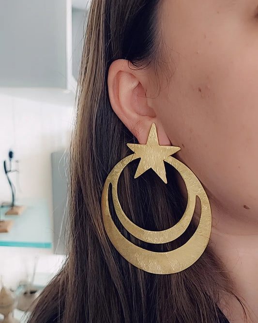 Estelle Earrings by Demirelli, elegant handcrafted jewelry designed for style and sophistication