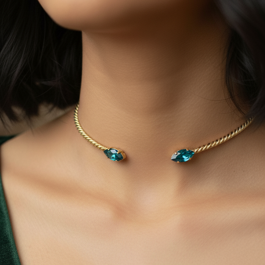 Marquise Cuff Choker - Demirelli