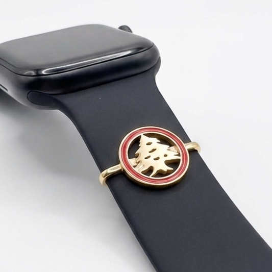 Round Cedar Watch Charm