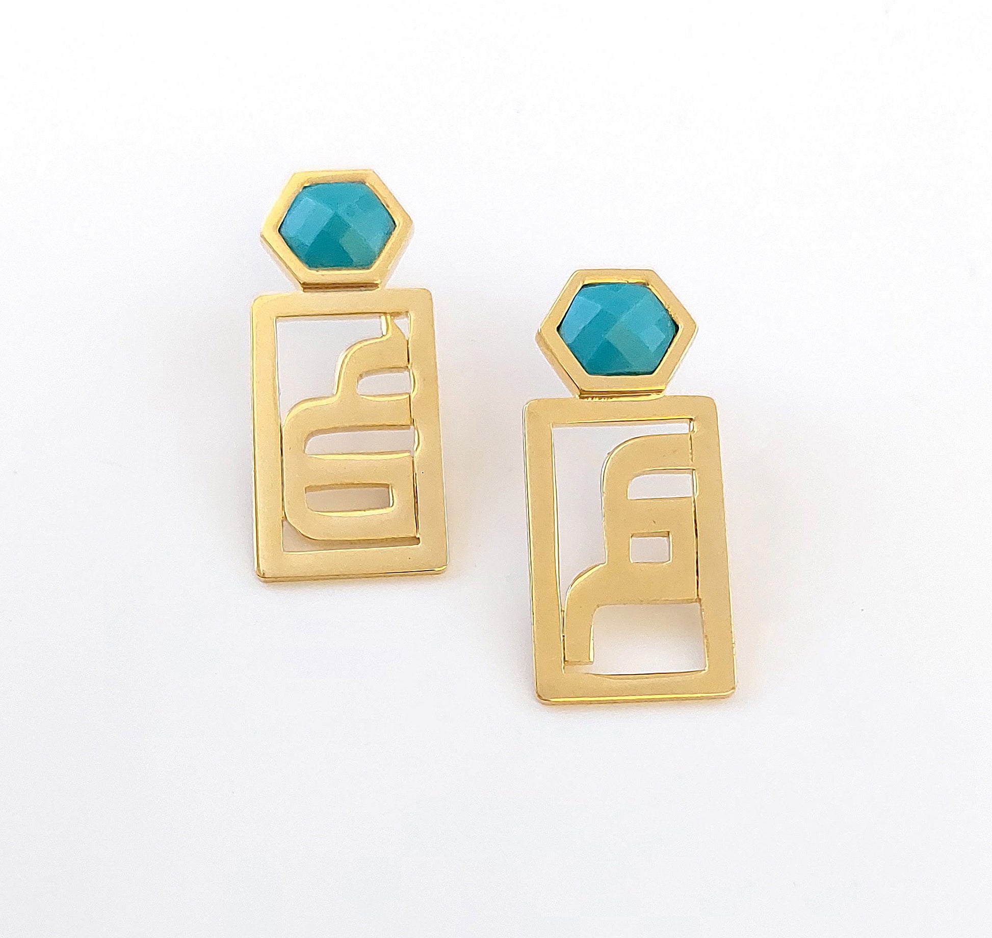 Letter Earrings with Fairuz - Demirelli